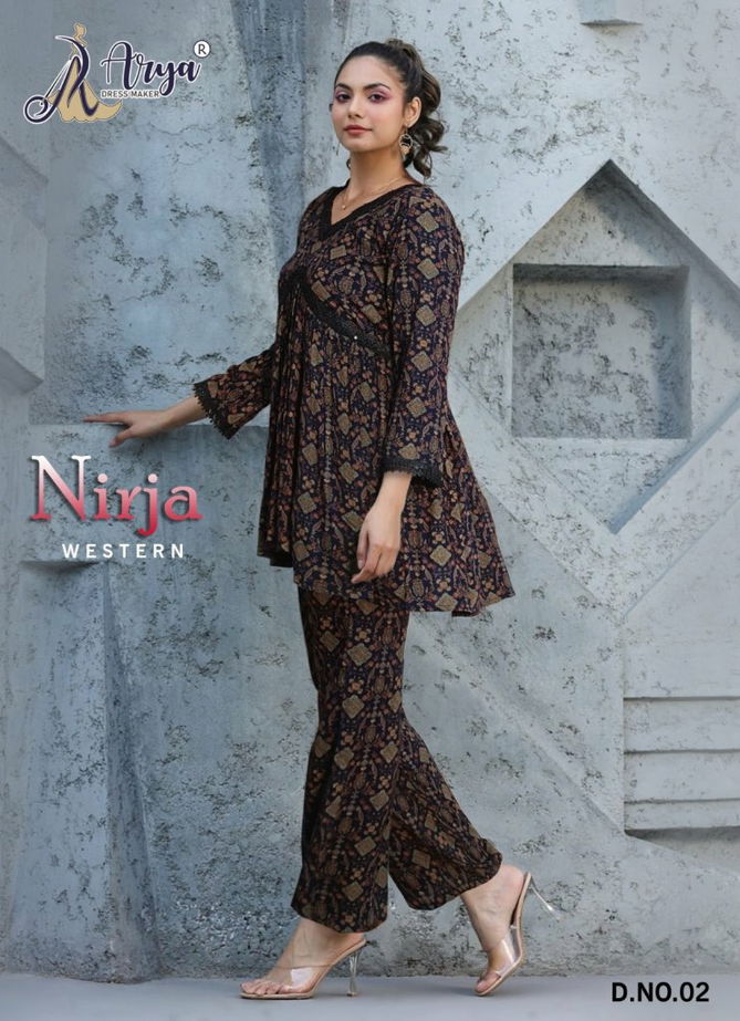 Nirja By Arya Ladies Top  With Bottom Catalog